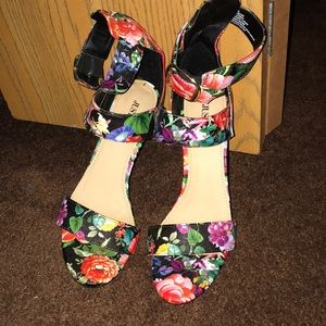 JustFab | Floral High Heels